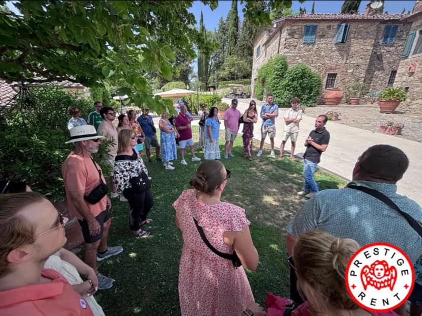 Transfer Florence to Rome via San Gimignano