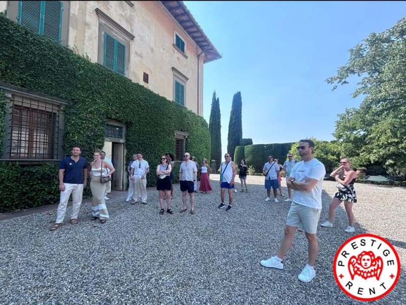 Transfer Florence to Rome via San Gimignano