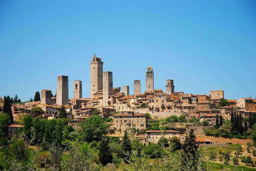 The stone towers of San Gimignano